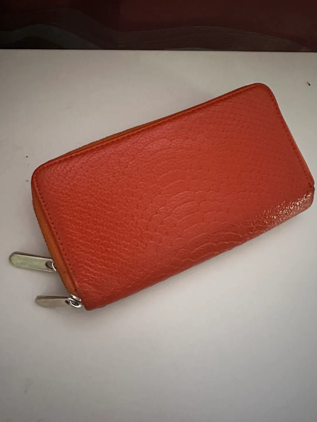 Orange Zip Around Wallet thumbnail
