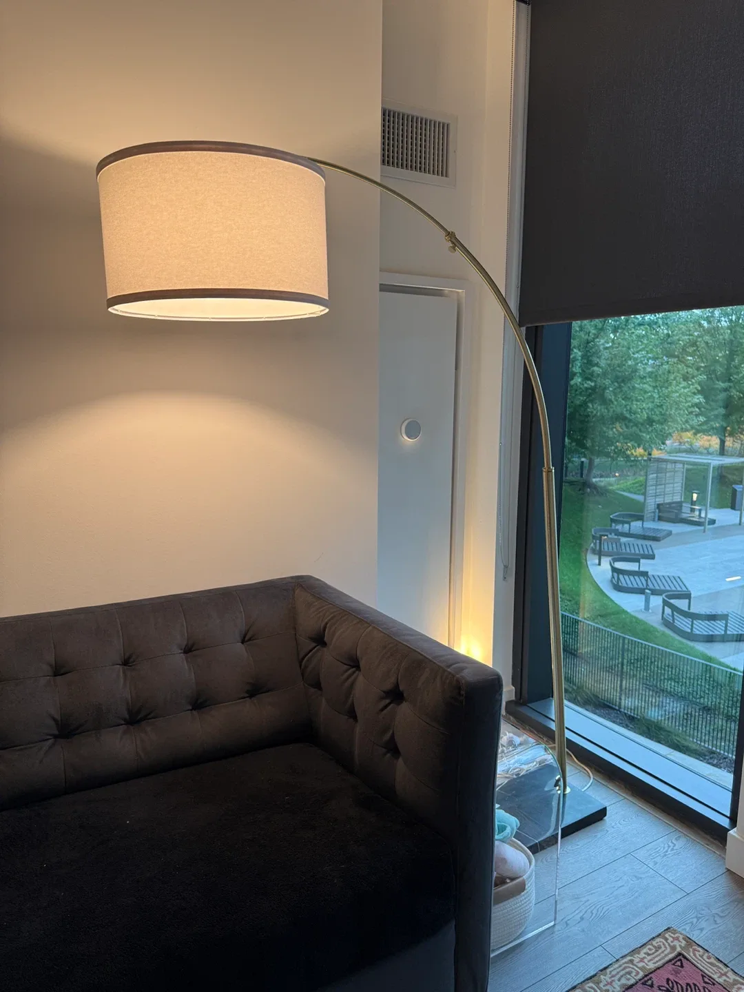 Logan Led Arch Floor Lamp like NEW! Retails for $270 image indicator(2)