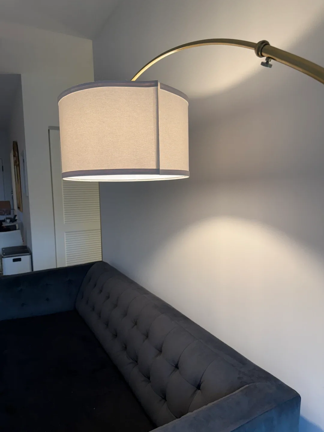 Logan Led Arch Floor Lamp like NEW! Retails for $270 image indicator(6)