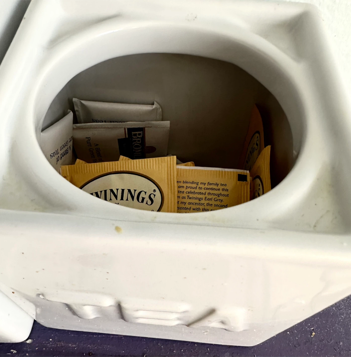White Ceramic Kitchen Canisters - Sugar, Flour, Coffee, Tea - photo 4