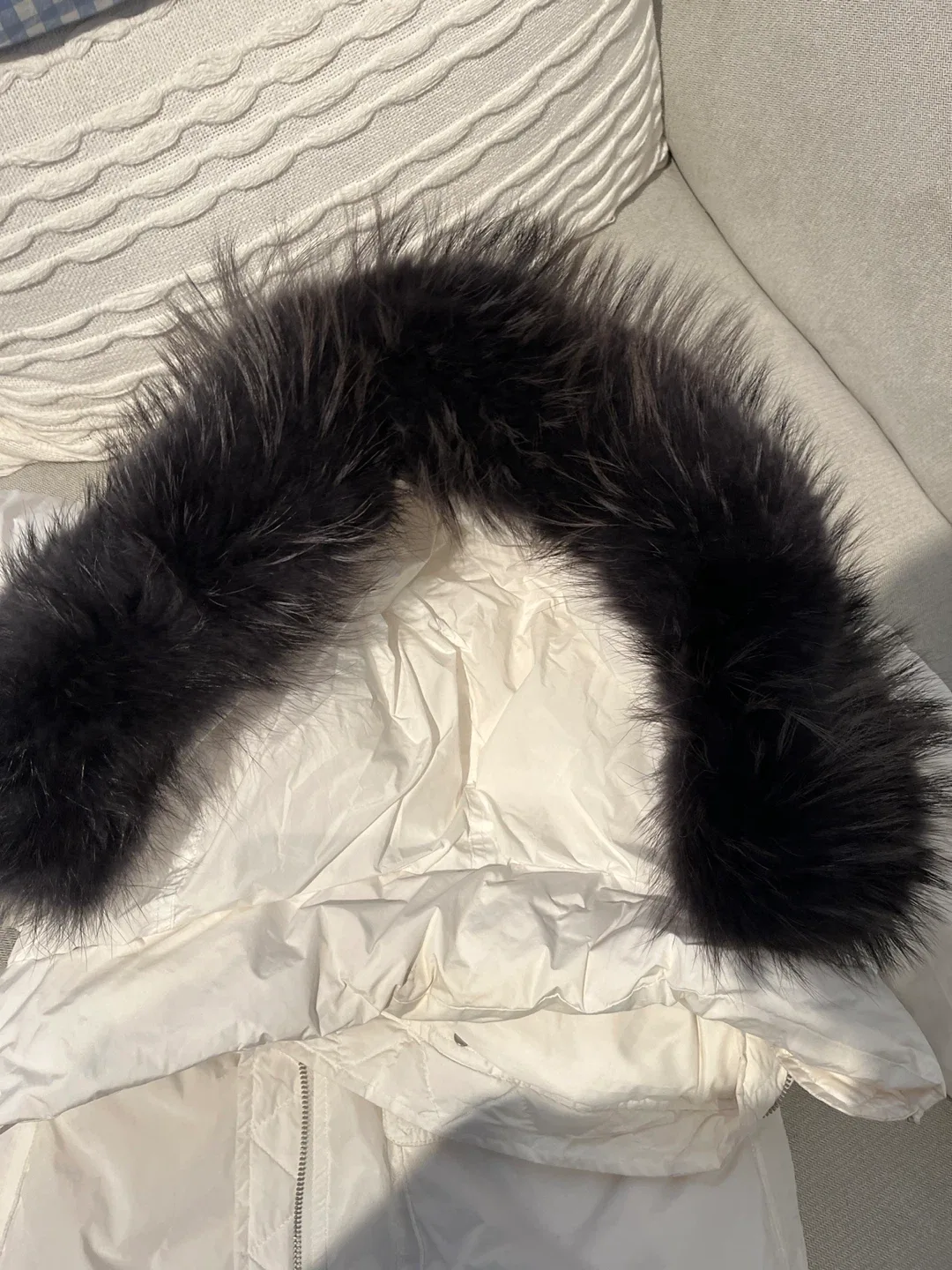 Winter Coat - Off White image indicator(2)