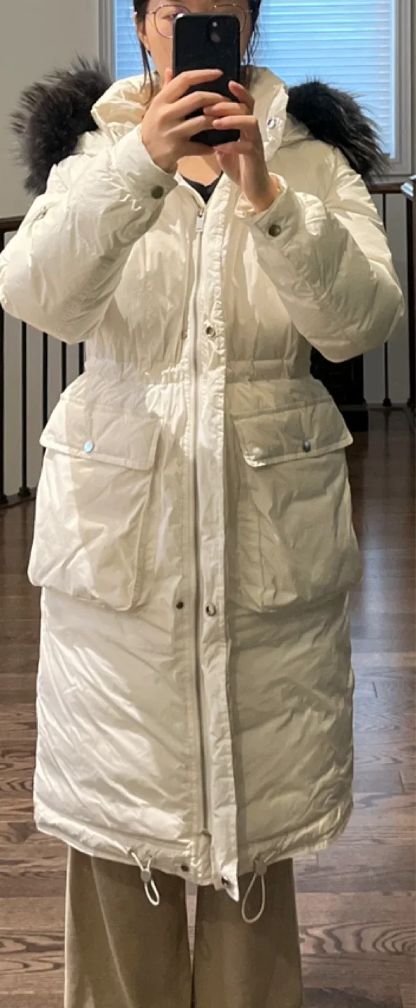 Winter Coat - Off White image indicator(3)