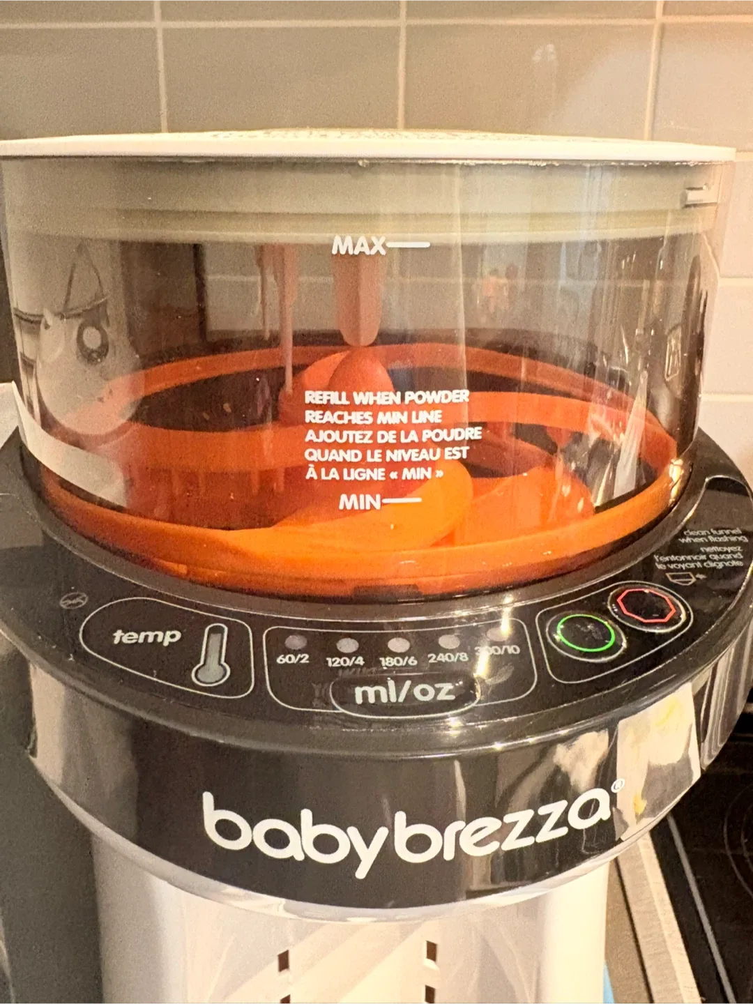 Baby Brezza -baby formula maker image indicator(5)
