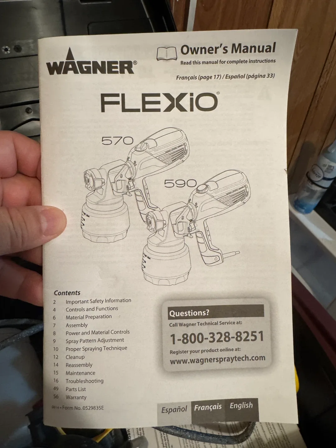 Wagner Flexio 590 Paint Sprayer with Case image indicator(6)