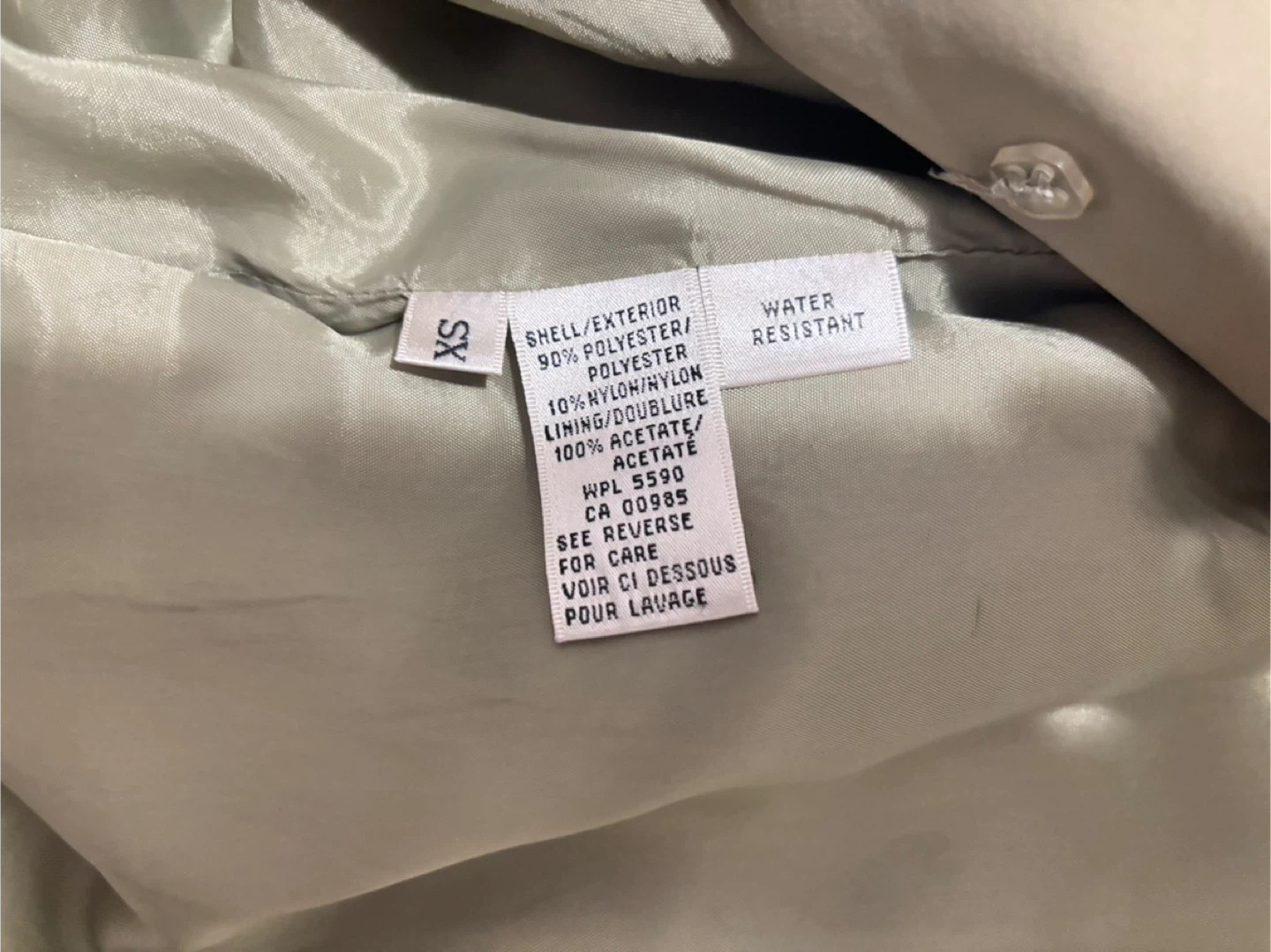 Calvin Klein Trench Coat - Size XS - photo 2