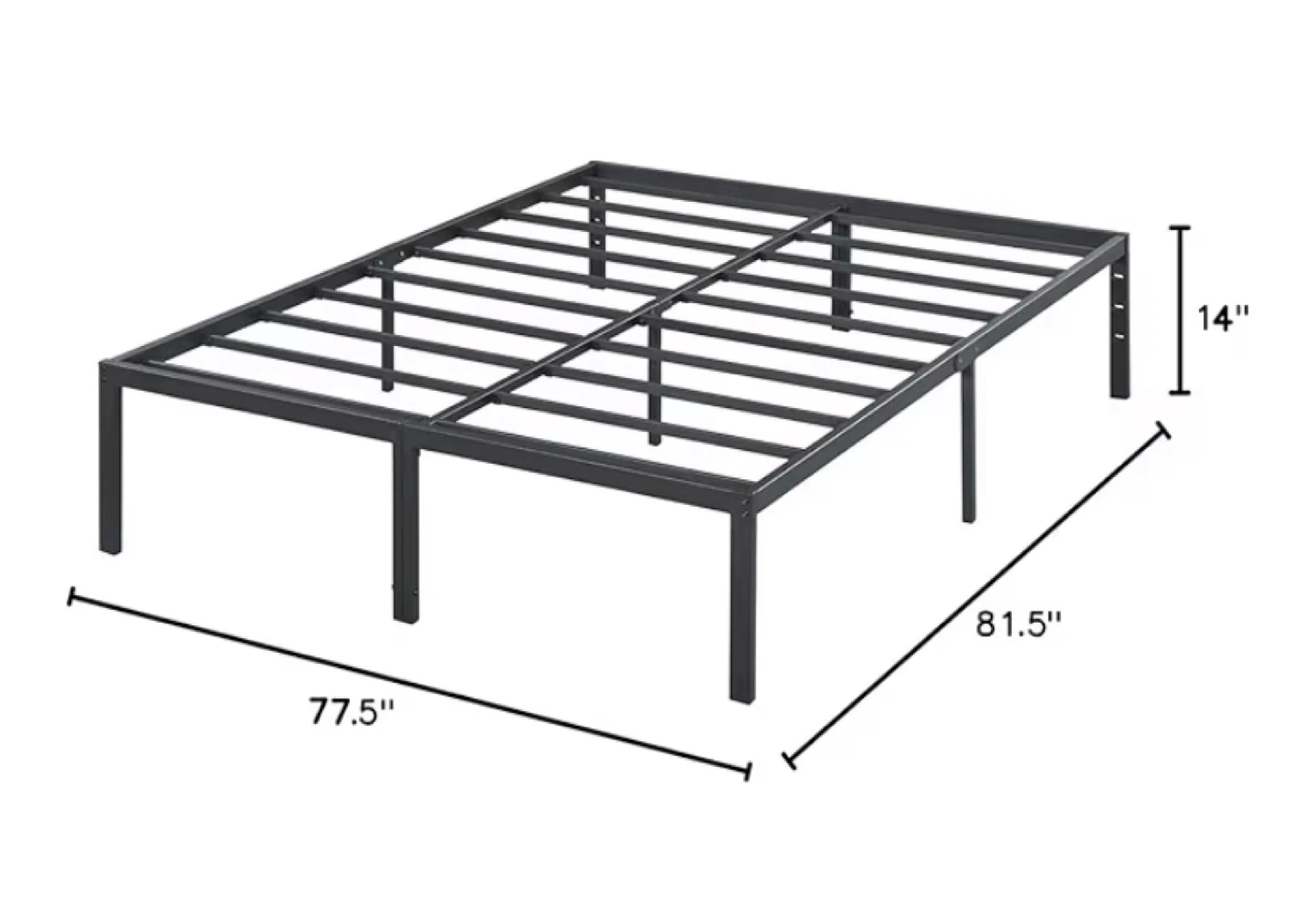 King Size Metal Bed Frame - photo 3