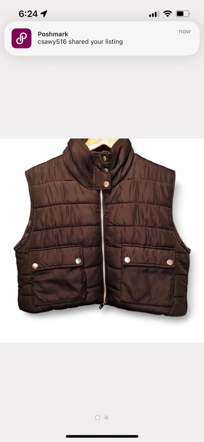 Black Puffer Vest thumbnail