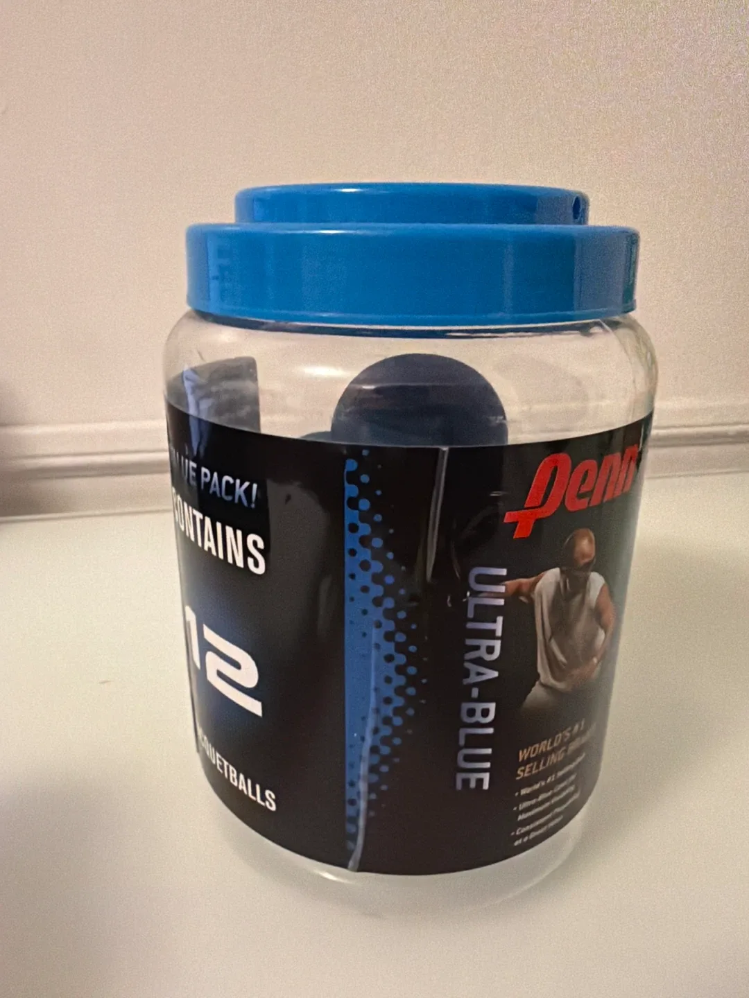 Penn Ultra-Blue 12 Racquetballs thumbnail