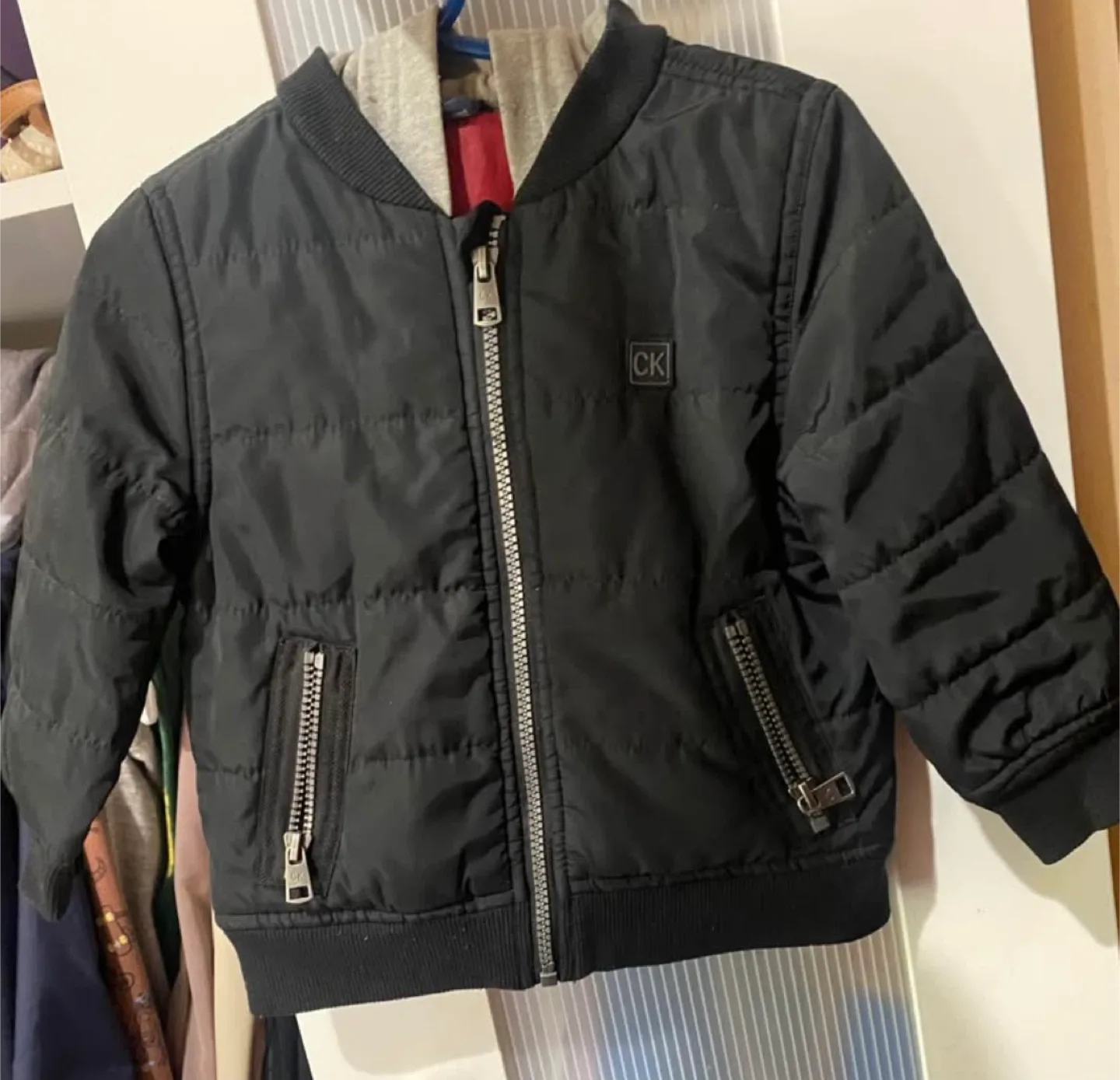 Calvin Klein Kids' Black Puffer Jacket image indicator(2)