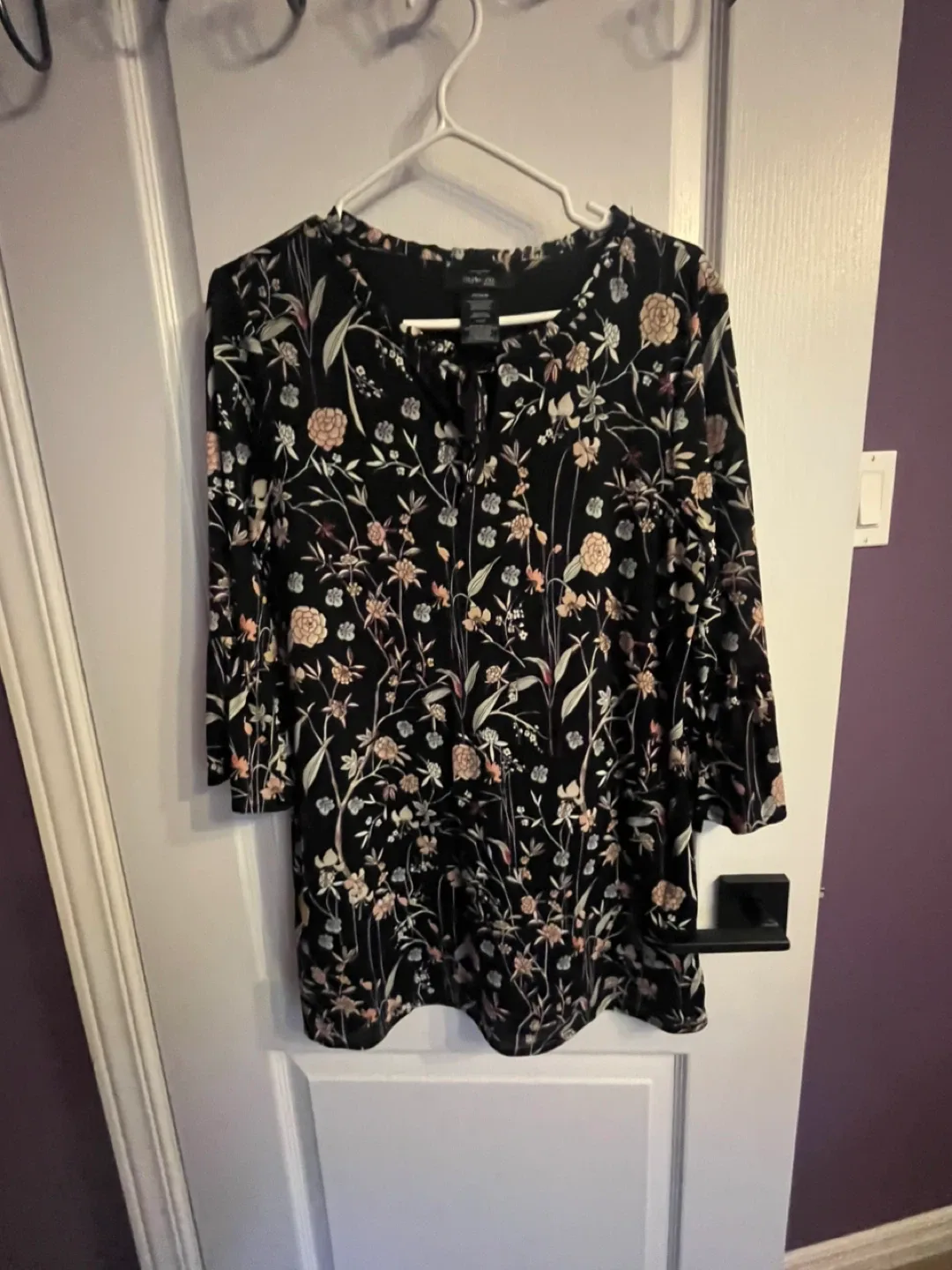 Style&co. Petite Floral Print Blouse P/M