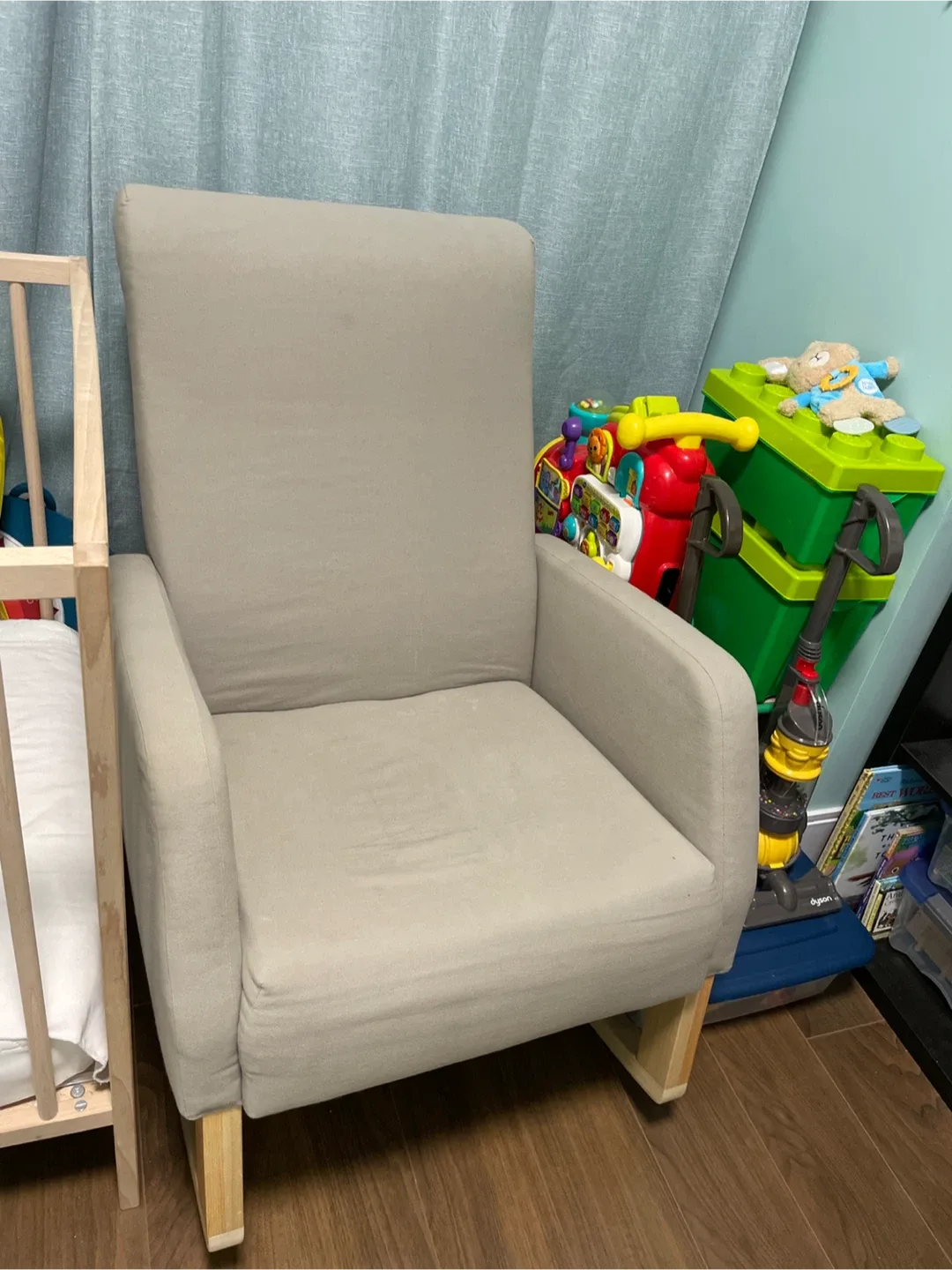 Beige Rocking Chair thumbnail