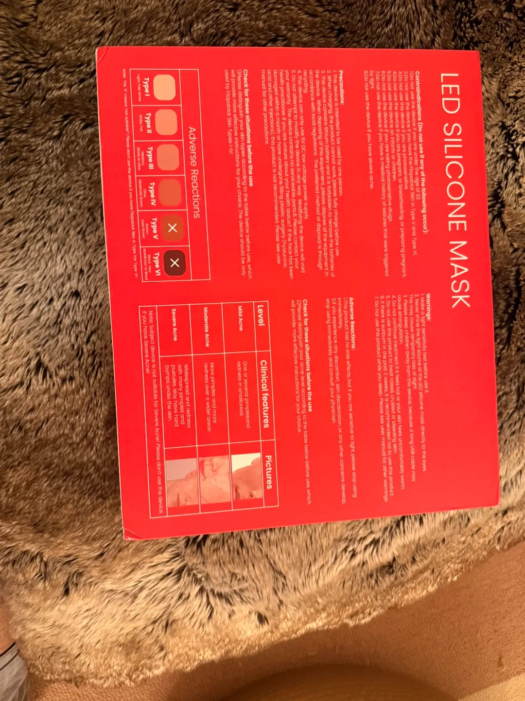 NICEBEAM Anti-Aging LED Mask - New in Box image indicator(3)