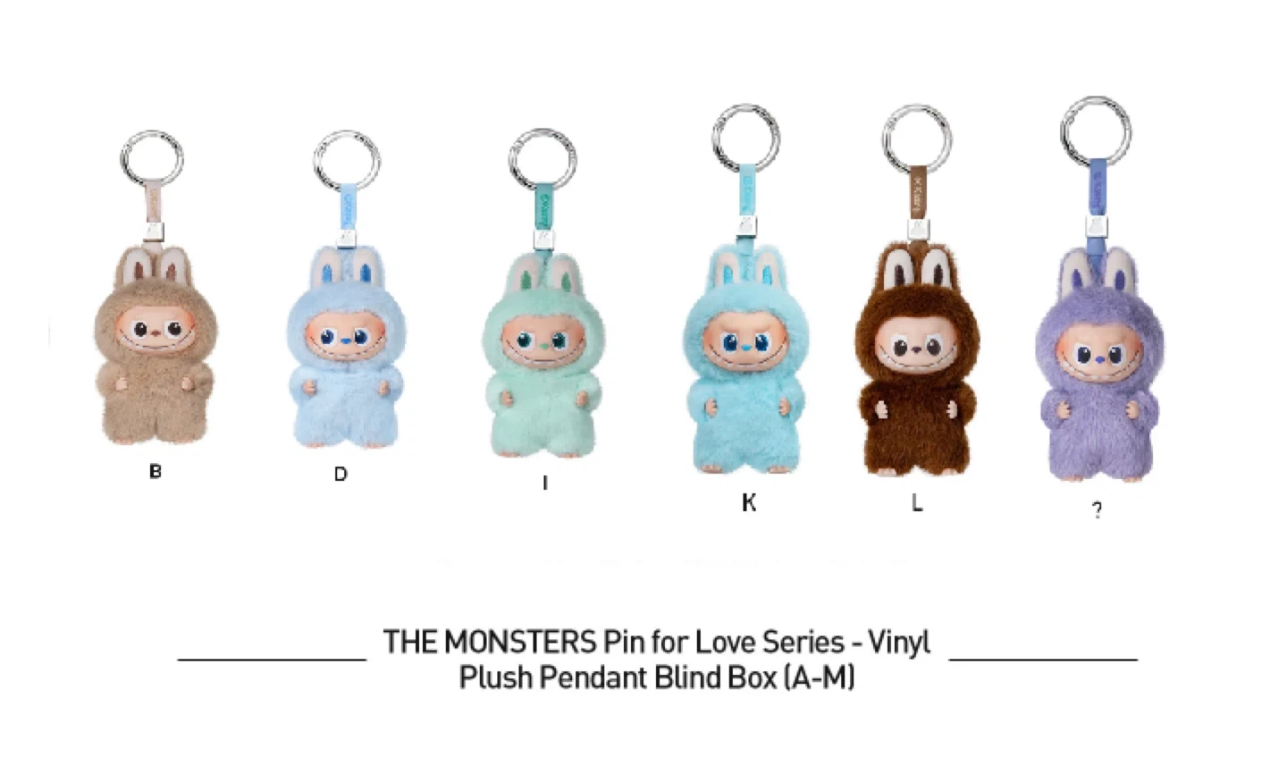 THE MONSTERS Pin for Love Series Plush Pendant