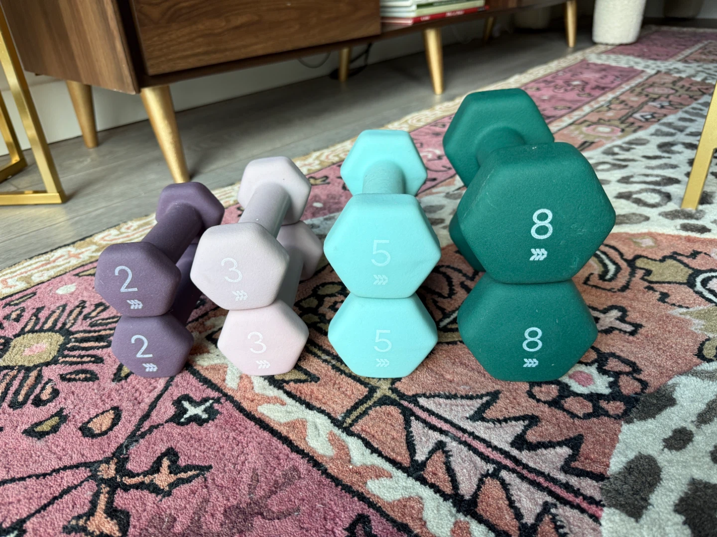 Target Set of Dumbbells like NEW! Retails for $100 - photo 2