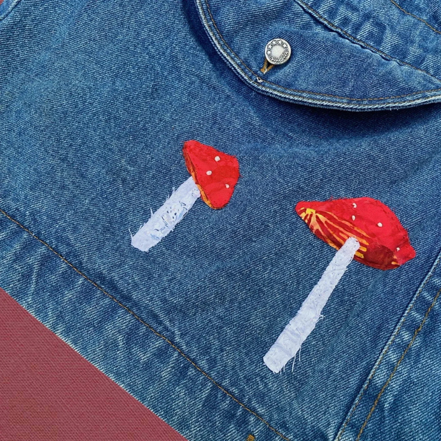 Vintage Mushroom Chore Jacket (large) image indicator(4)