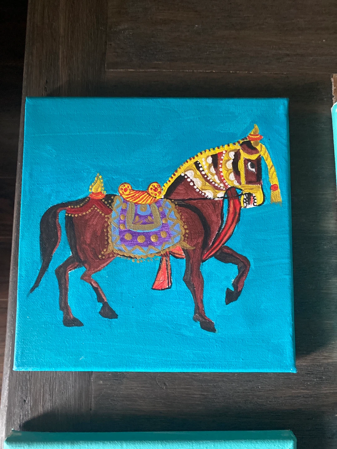 Hand-Painted Animal Canvases - photo 2