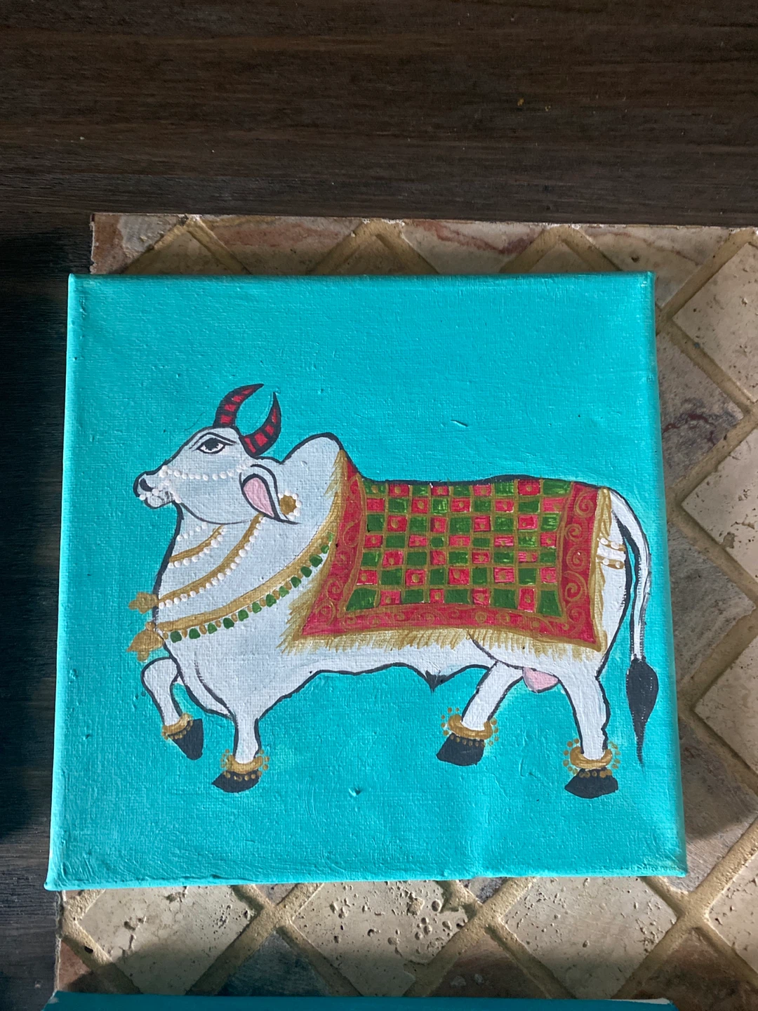 Hand-Painted Animal Canvases - photo 3