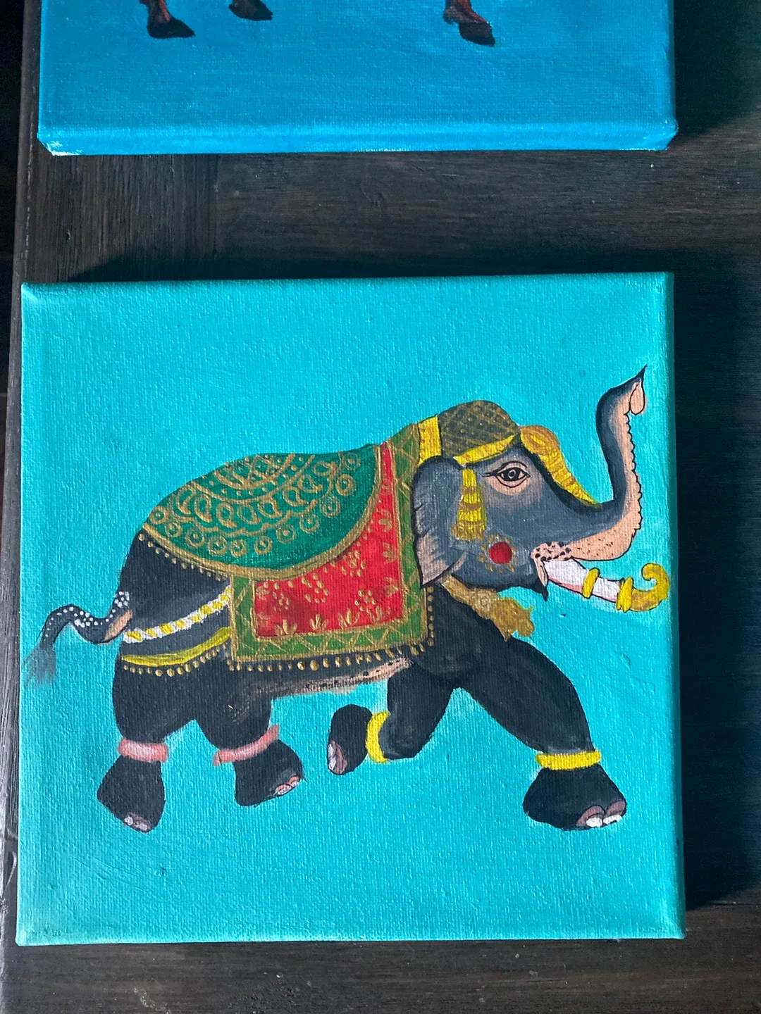 Hand-Painted Animal Canvases image indicator(4)