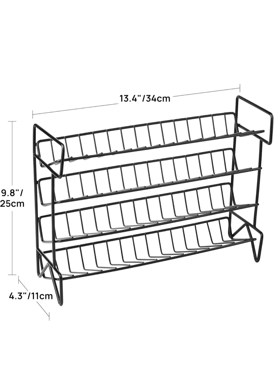 Vtopmart 4-Tier Spice Rack Organizer w/ 28 Jars image indicator(8)