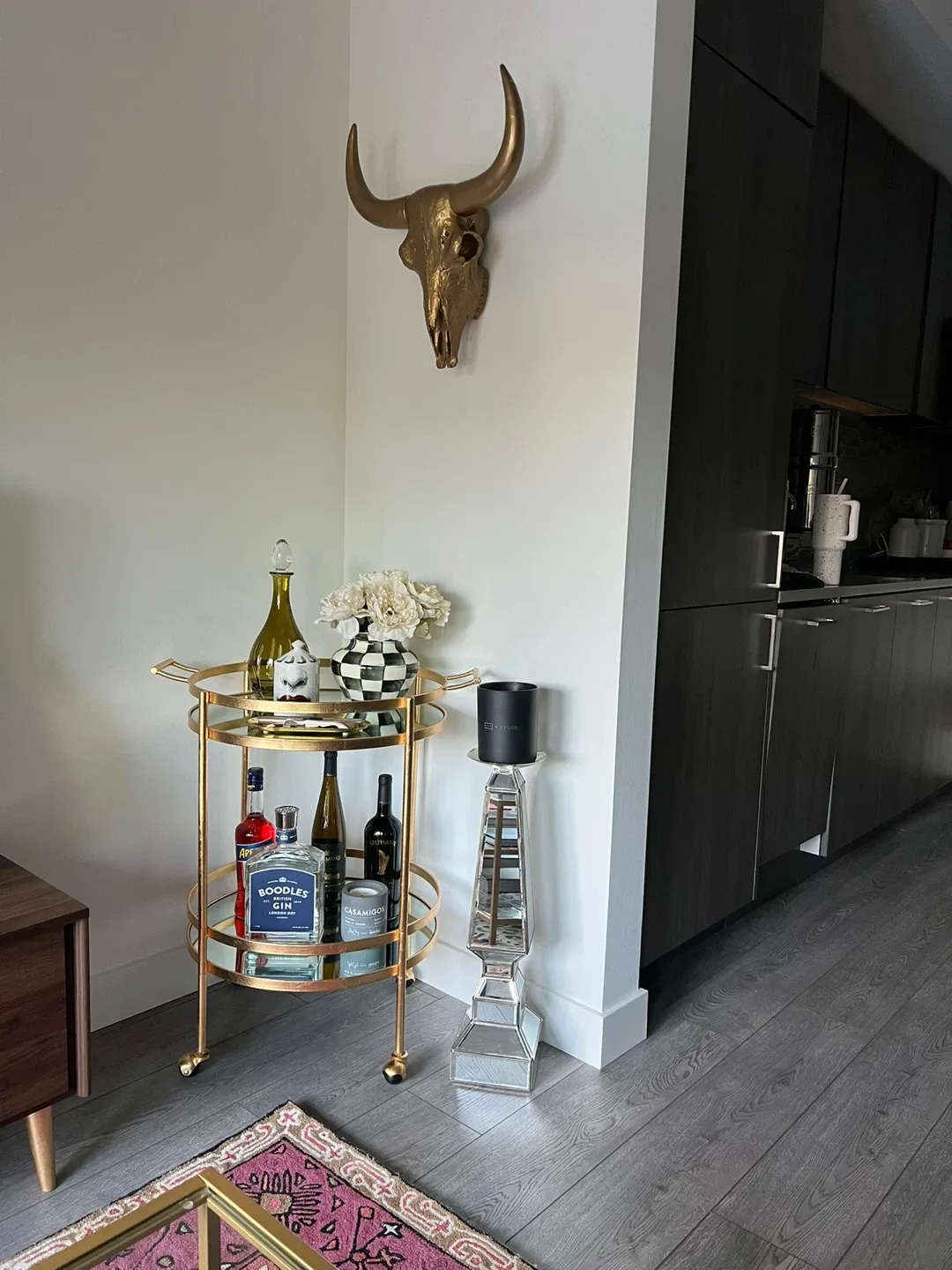 Bullhead taxidermy (faux) 19”x19” image indicator(4)