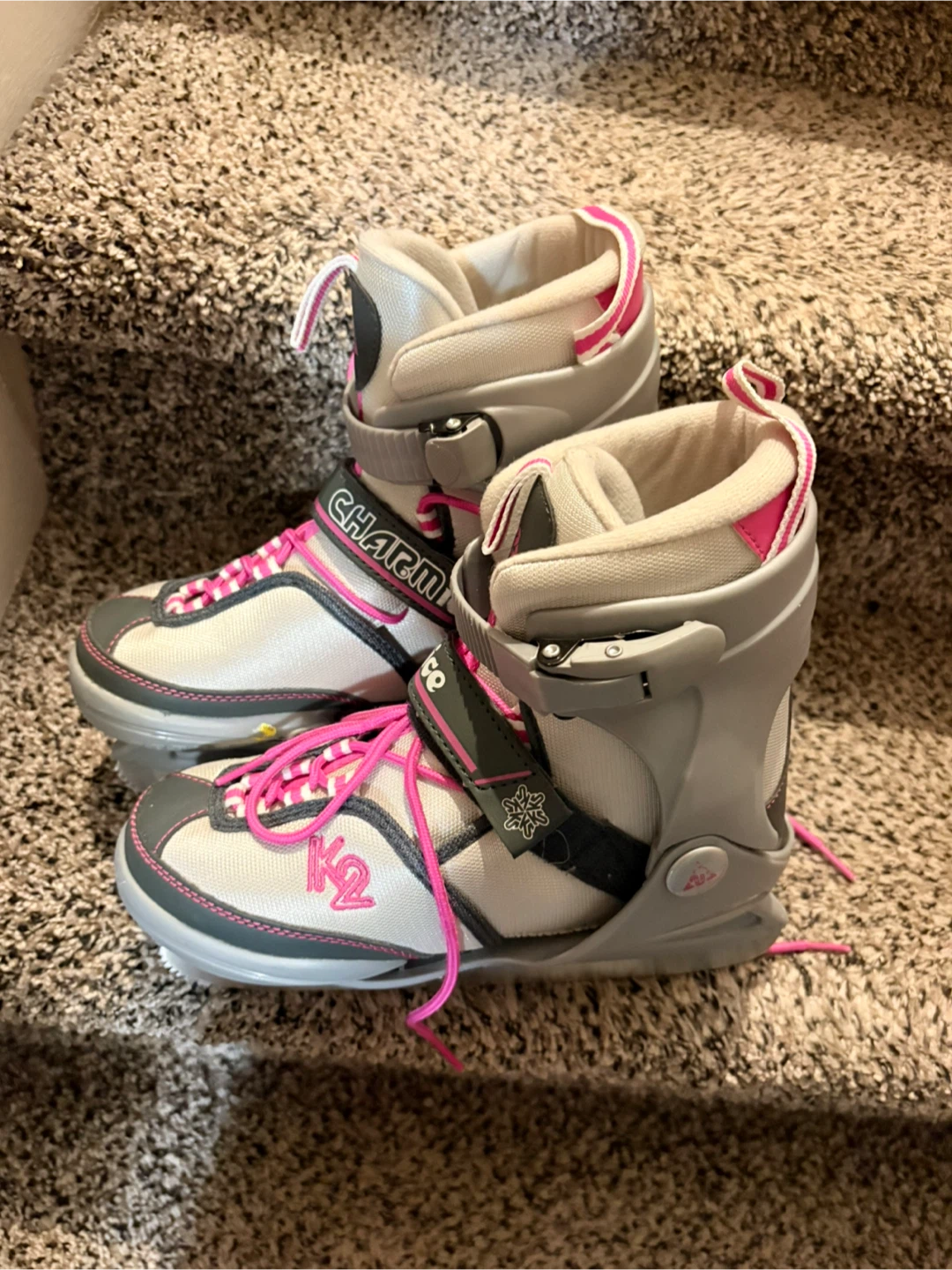 K2 Charm X Pro Ice Skates - Size US 1-5