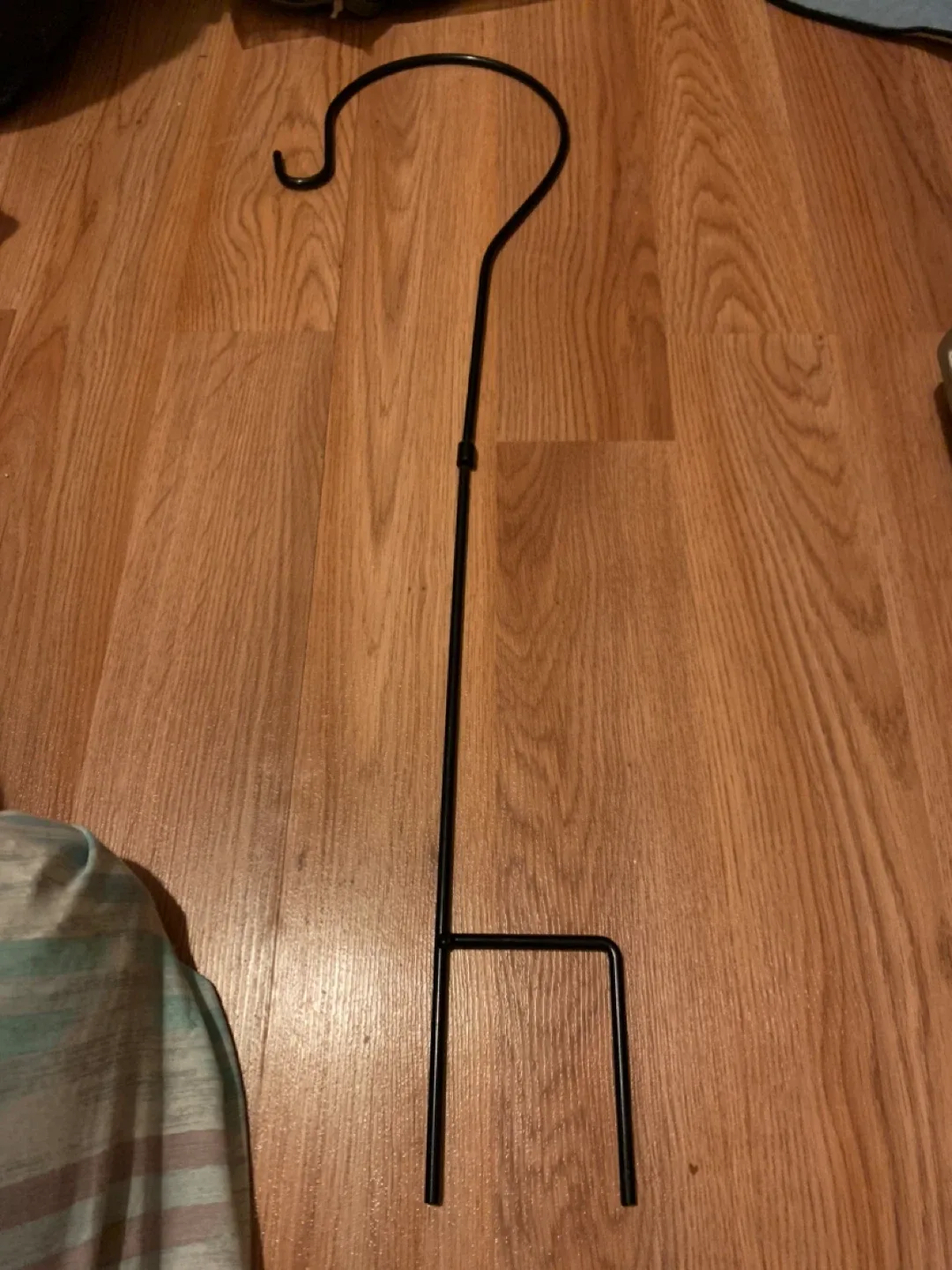 Black Metal shepherds hook