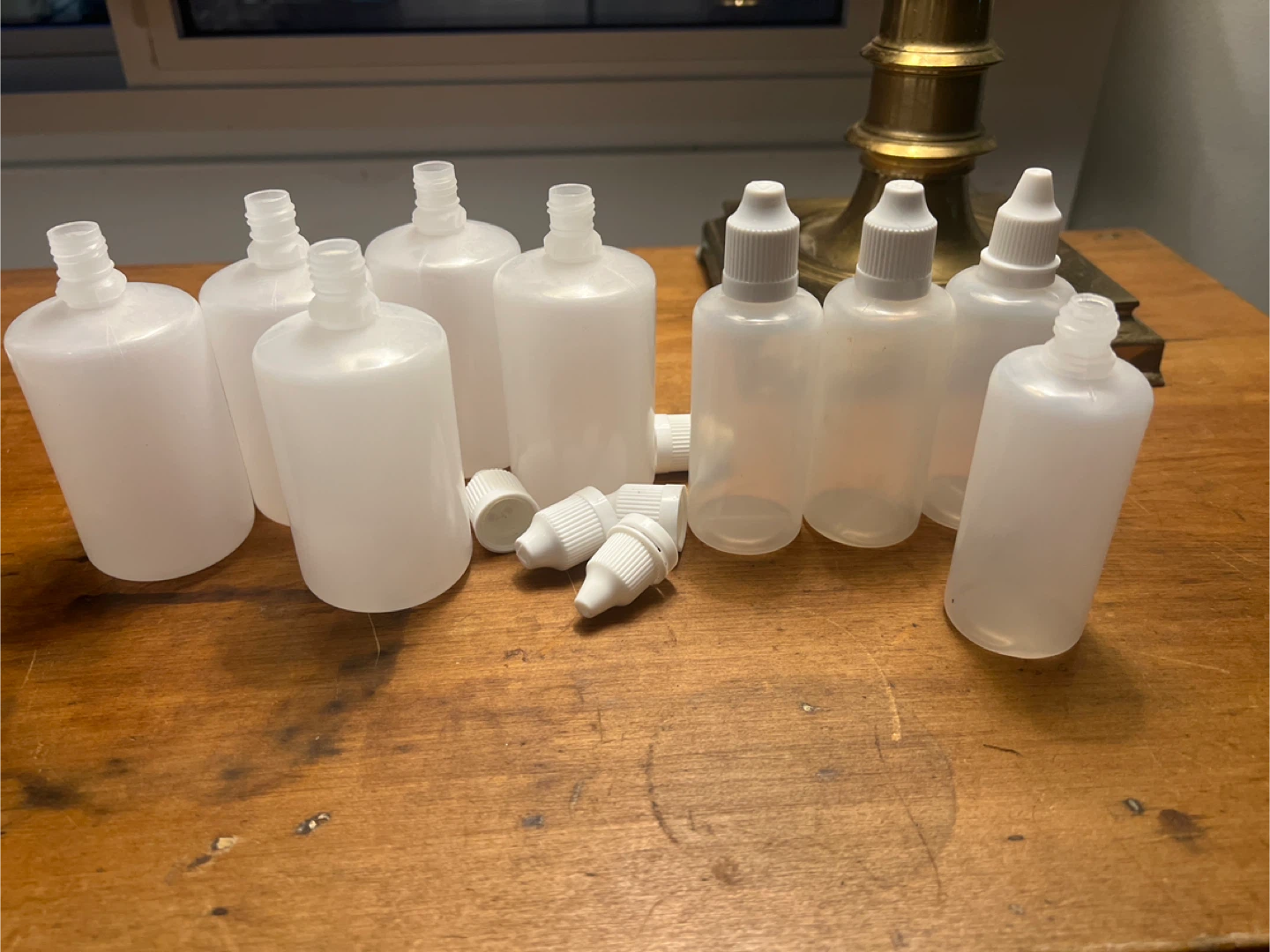 Empty New Small Plastic Squeeze Bottles