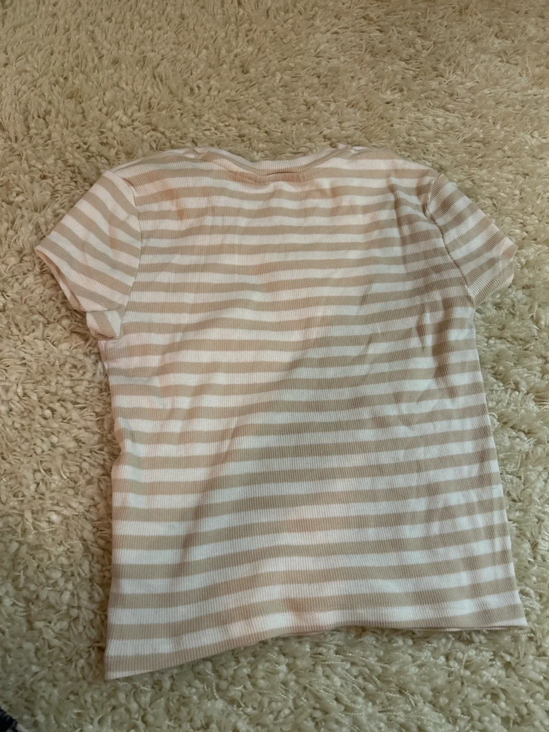 H&M Striped Tee with Heart - Size US 20 image indicator(3)