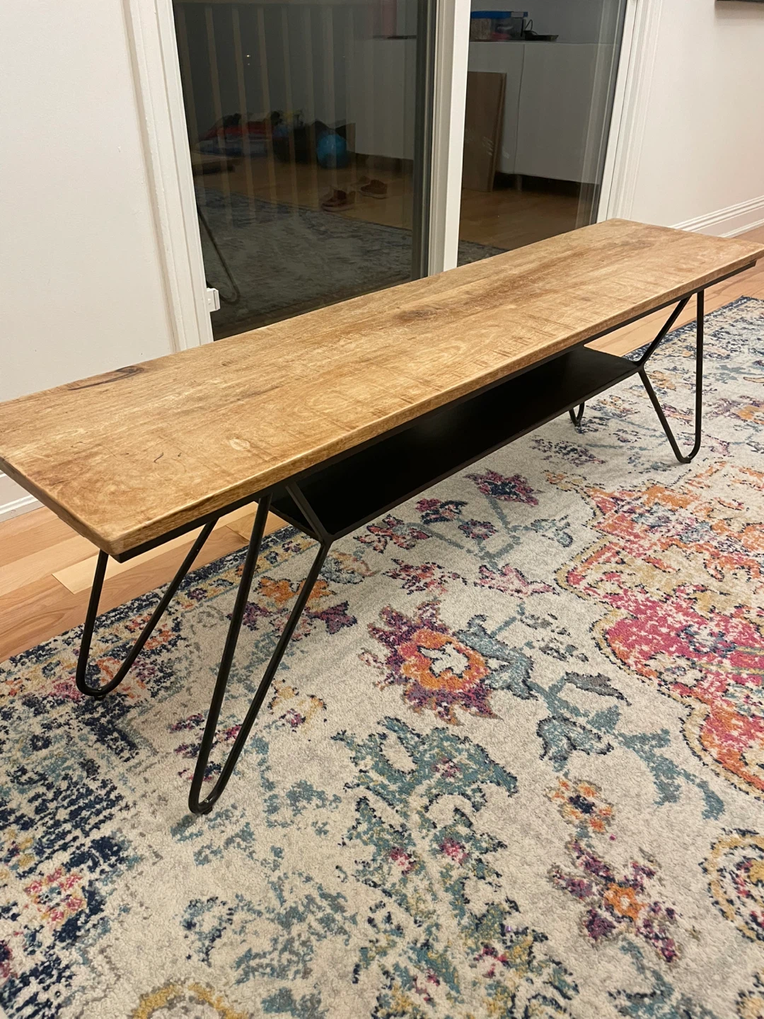 Wood & Metal Coffee Table