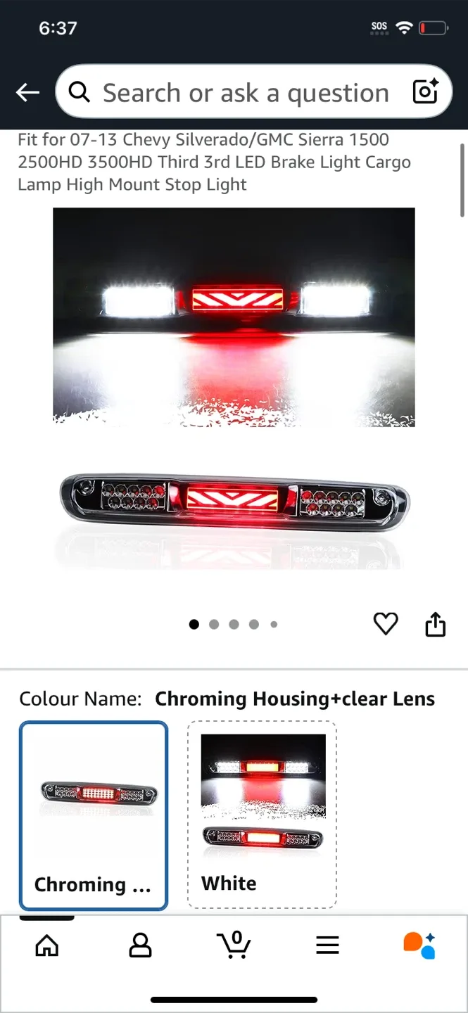Chevy Silverado/GMC Sierra 3rd LED Brake Light thumbnail