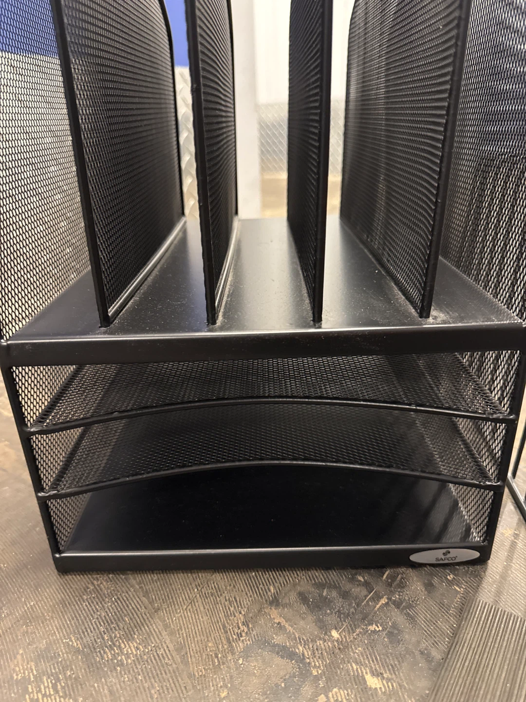 Safco Black Wire Desk Organizer and Wire Step File - photo 2