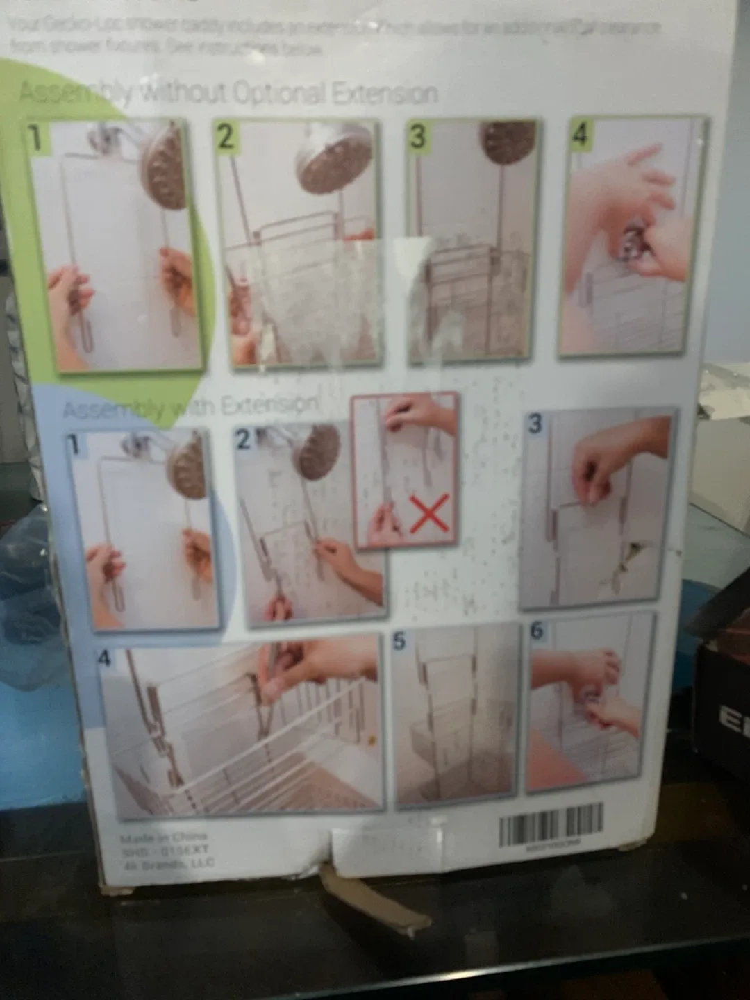 Gecko-Loc Adjustable Shower Caddy image indicator(4)