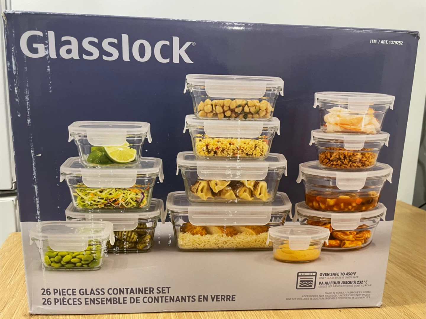 Glasslock 26-Piece Glass Container Set