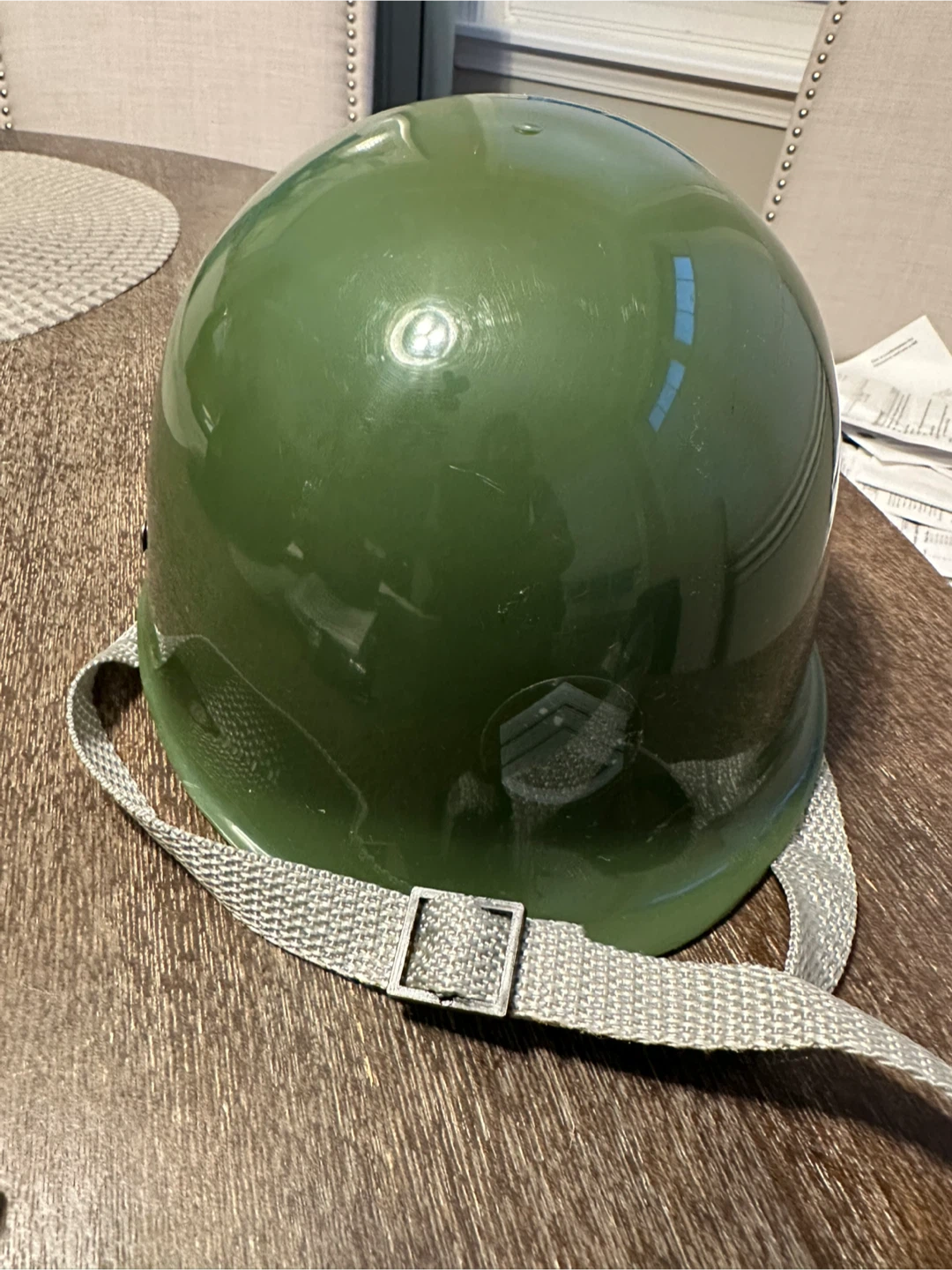 Green Protective Helmet