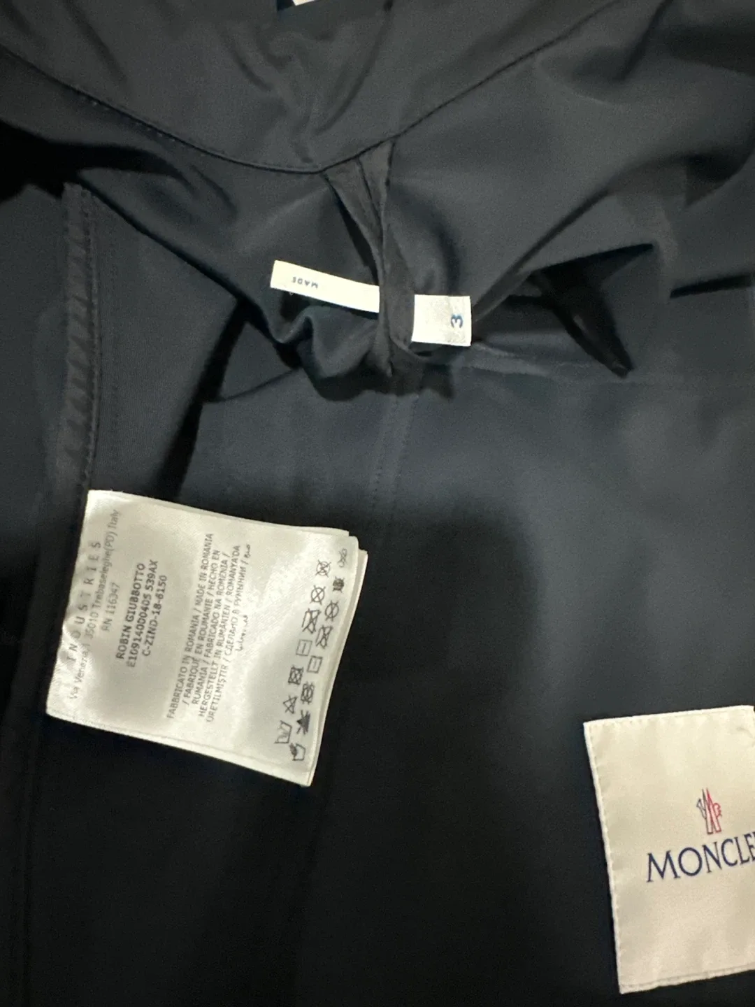 Moncler Black Jacket image indicator(6)