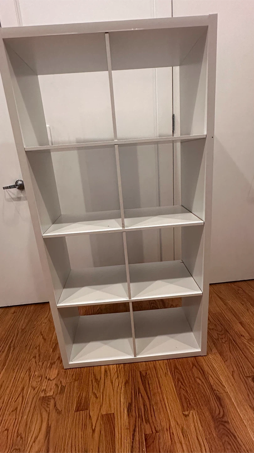 White 8-Cube Organizer Shelf - photo 2
