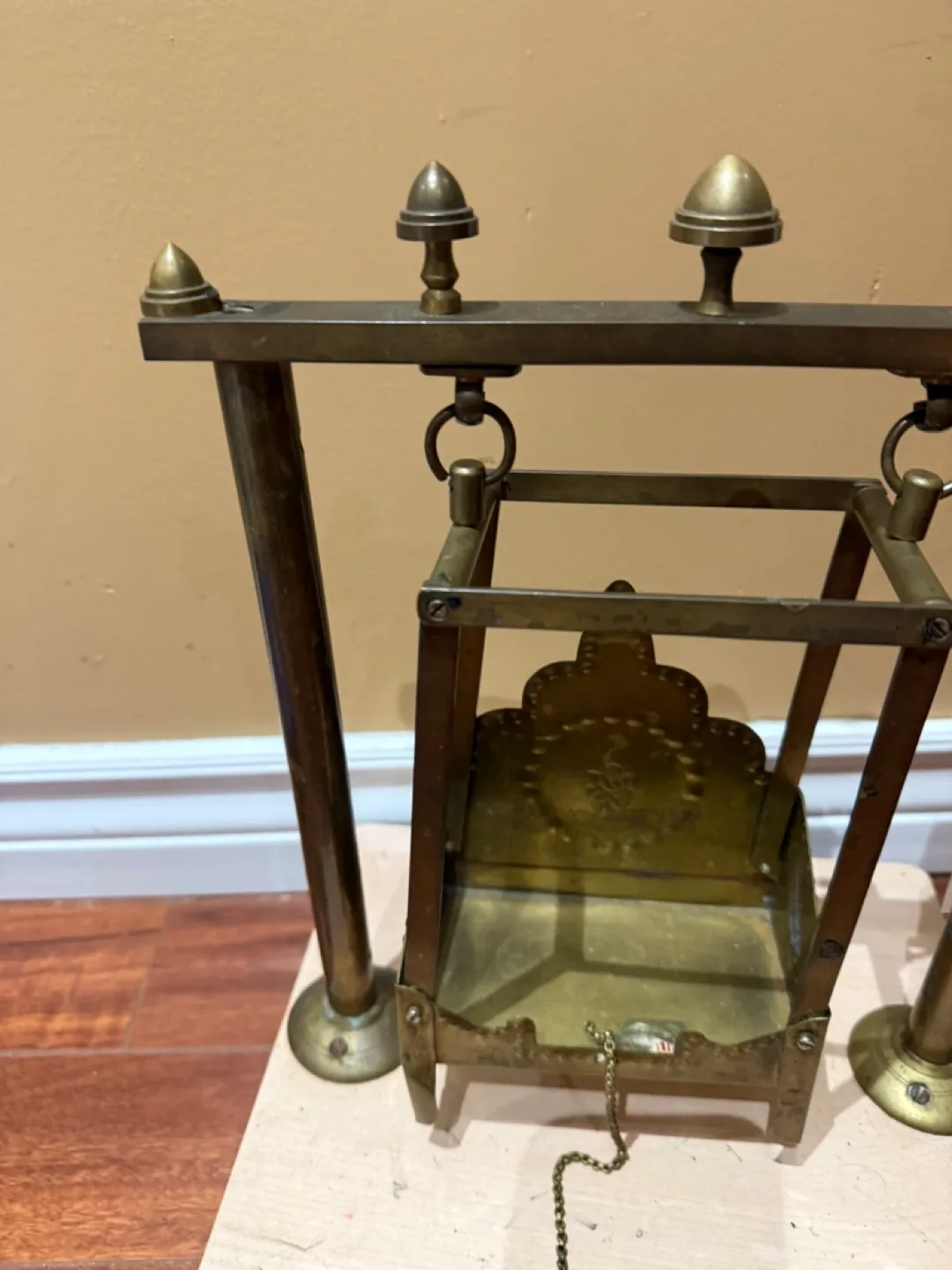 Brass Hanging Jhula for Kanha image indicator(3)