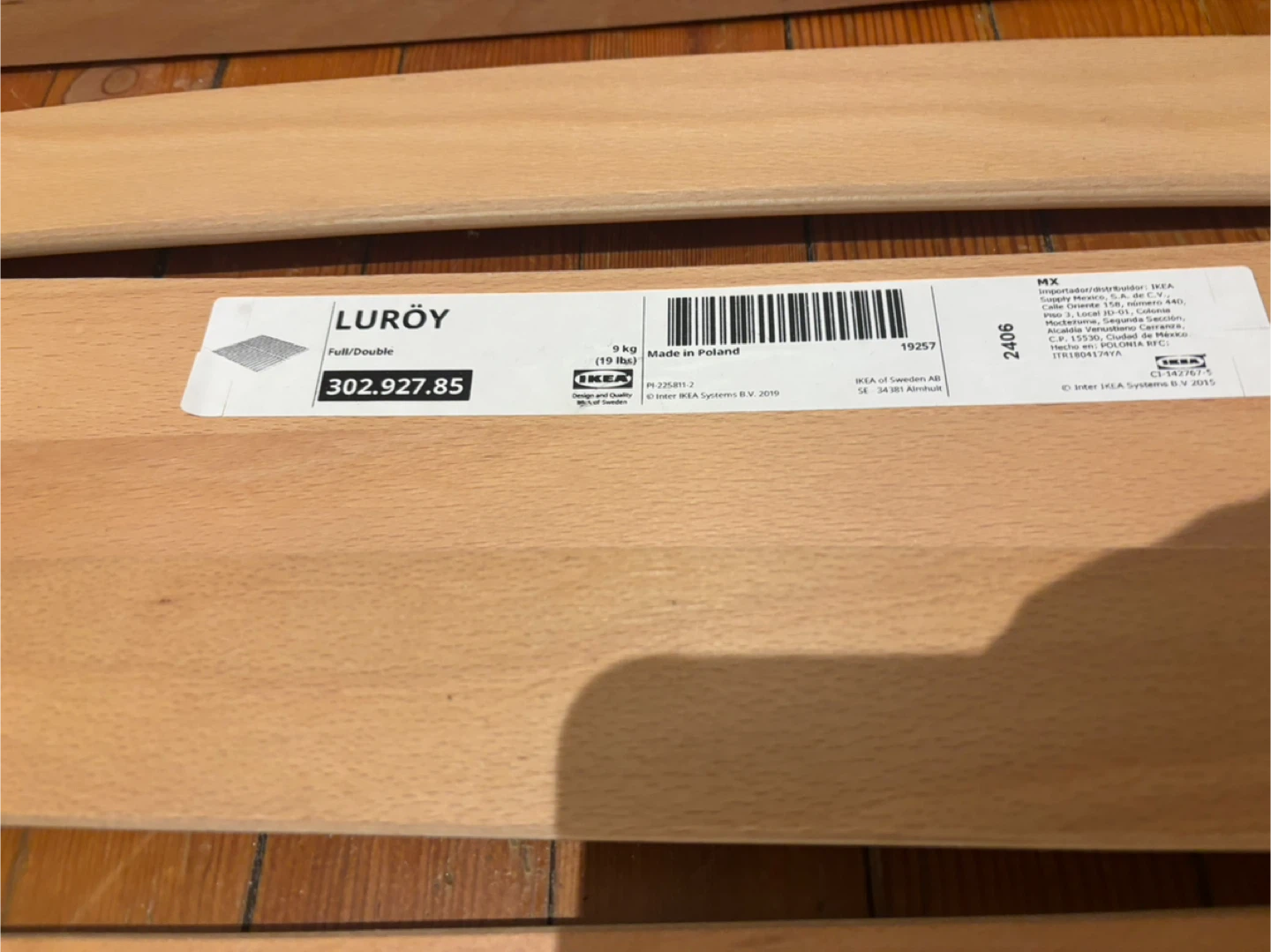 IKEA Luröy Full/Double Slatted Bed Base - photo 2