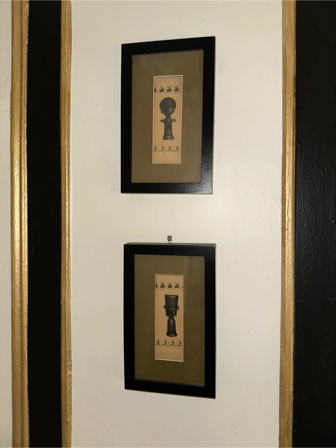 3 Piece Framed African Art