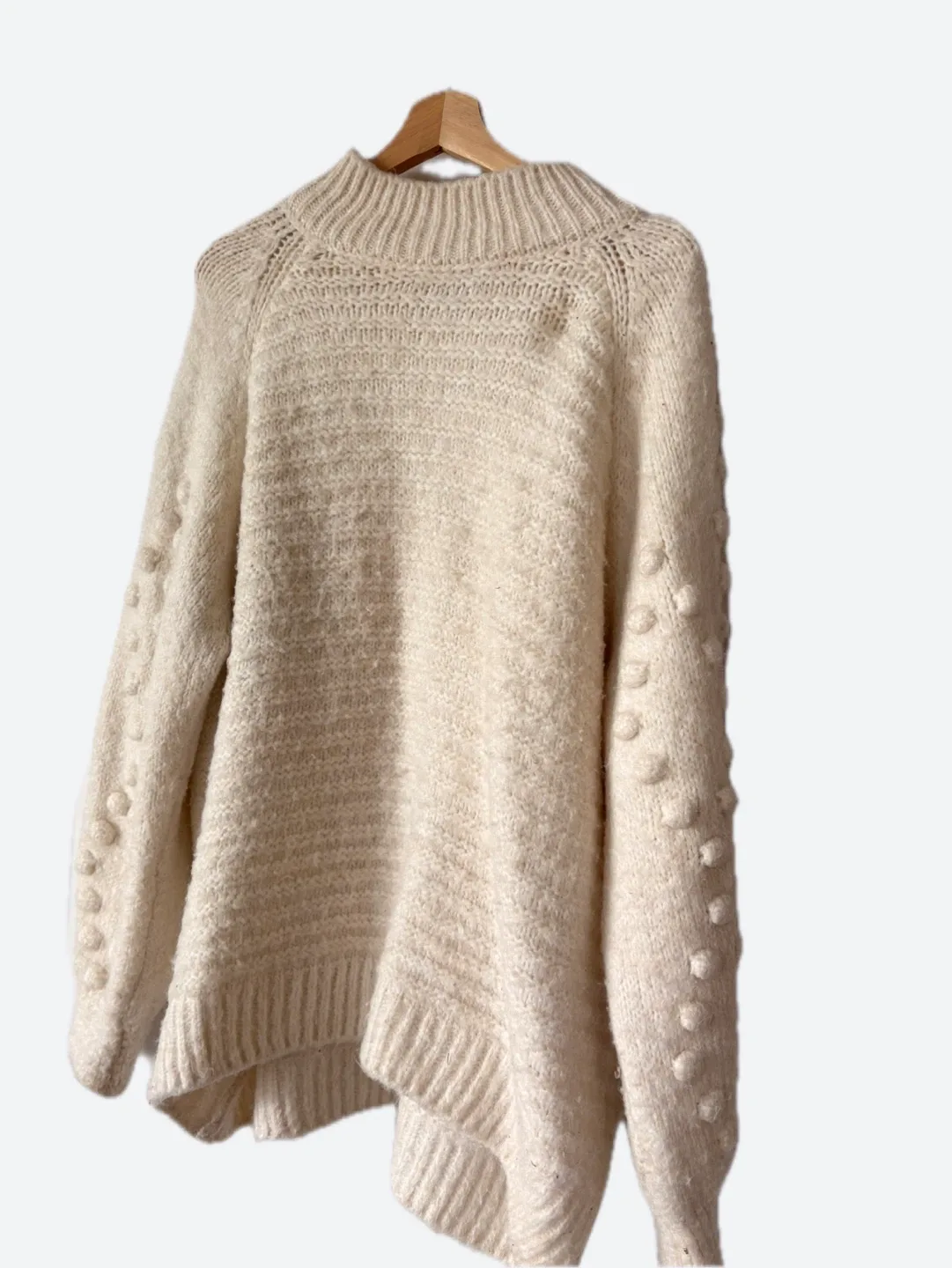 Wool Yessica Cream Knit Sweater thumbnail