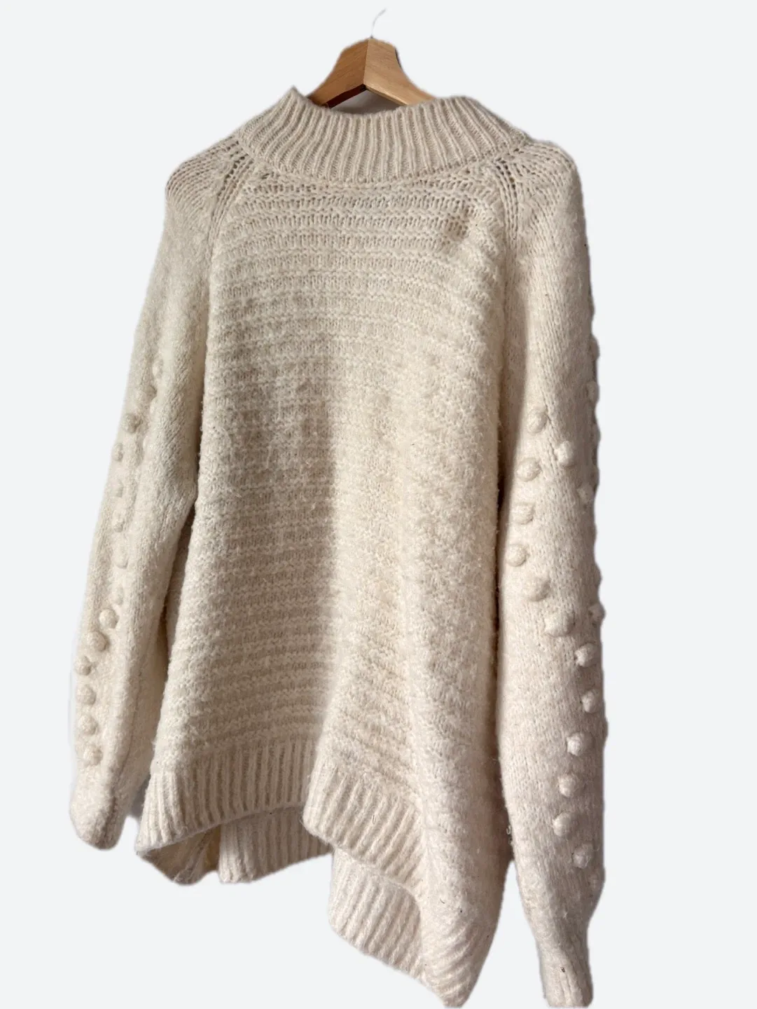 Wool Yessica Cream Knit Sweater image indicator(2)