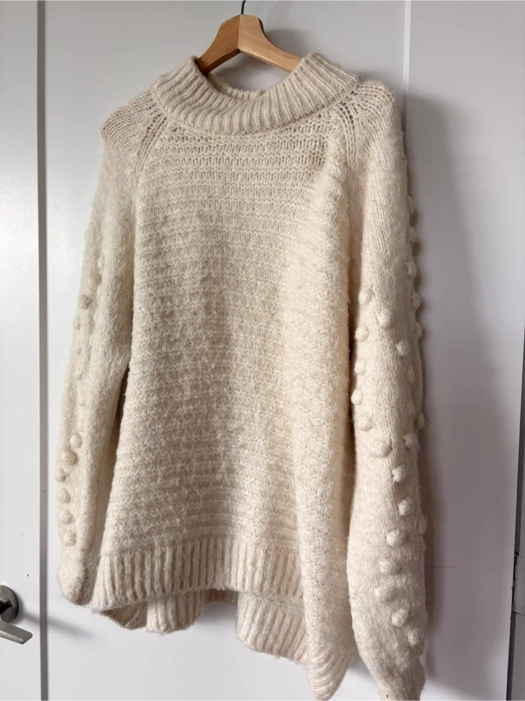Wool Yessica Cream Knit Sweater image indicator(6)
