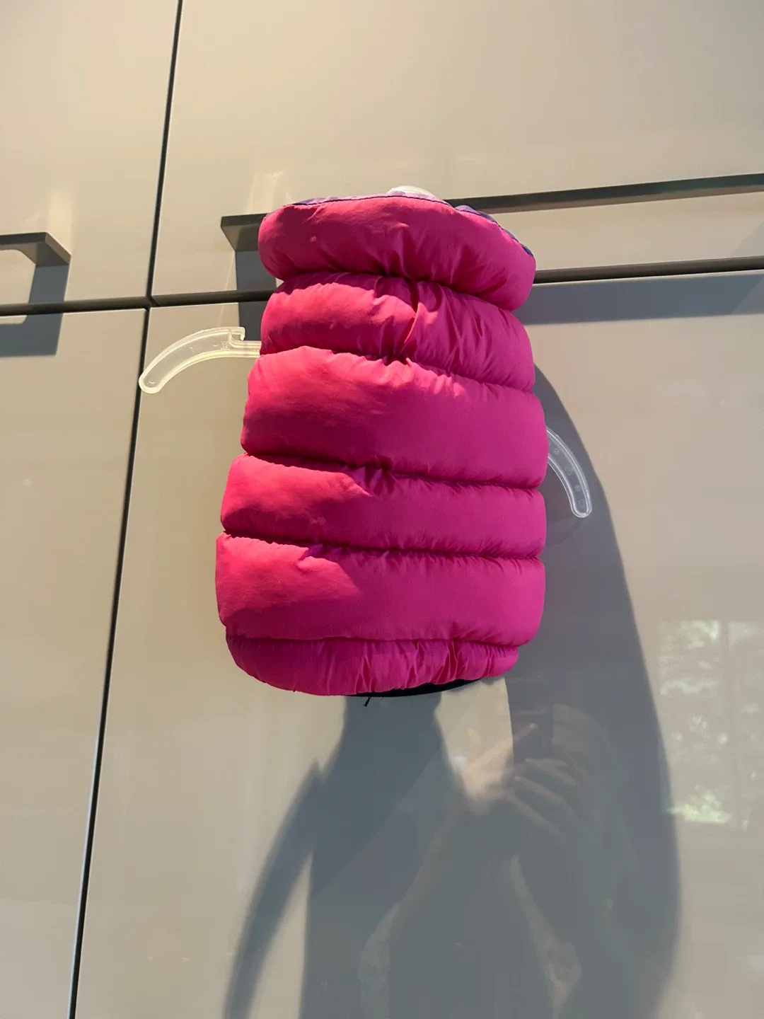 Dog Puffer Vest - Pink & Purple, Size Small image indicator(2)