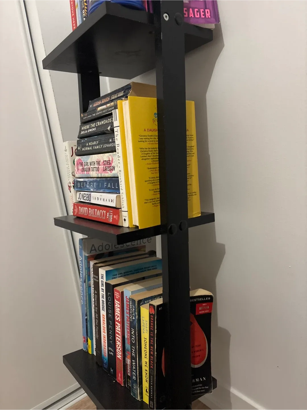 Black 3 tier Bookshelf image indicator(2)