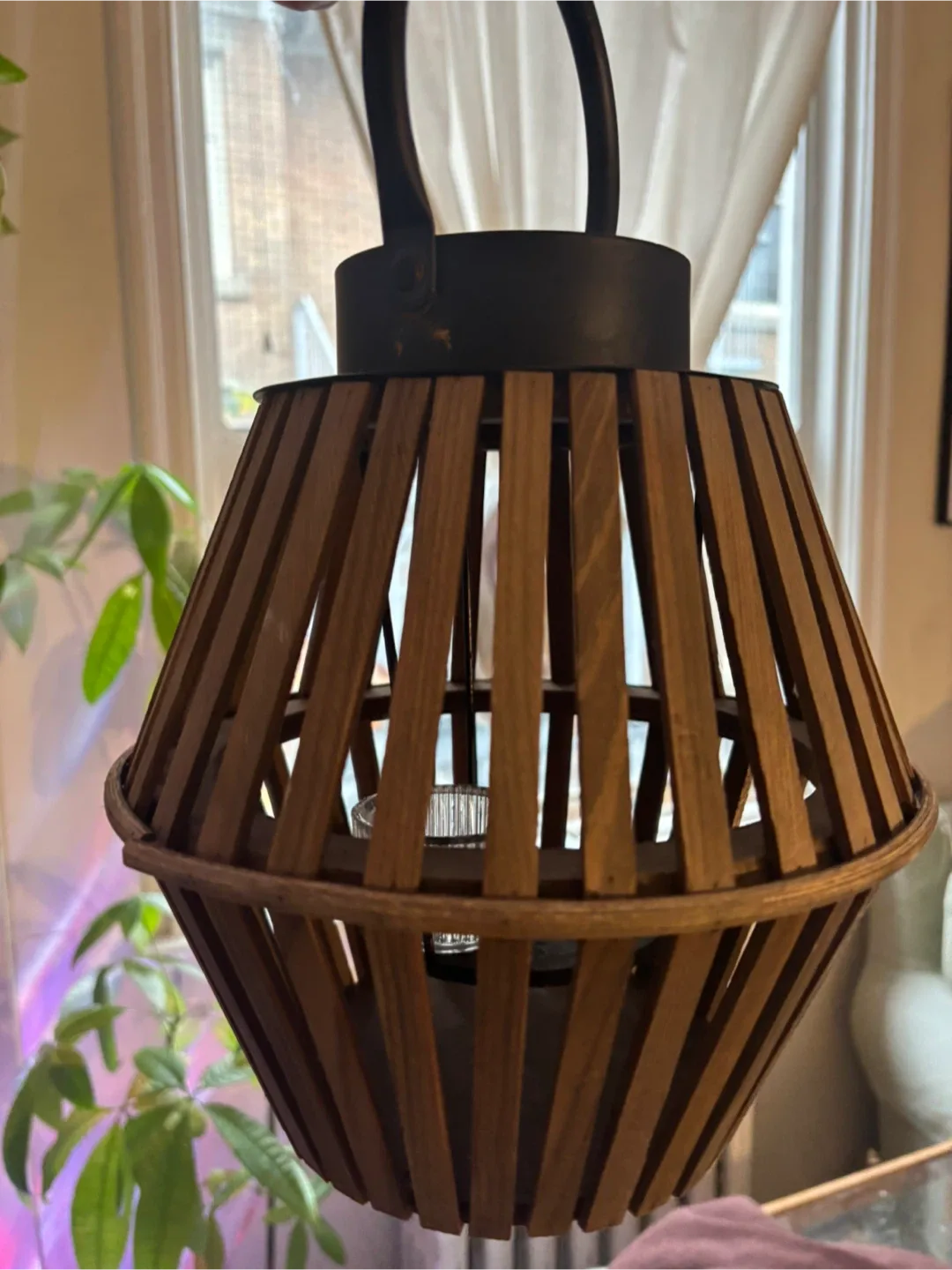 Wood and Metal Lantern