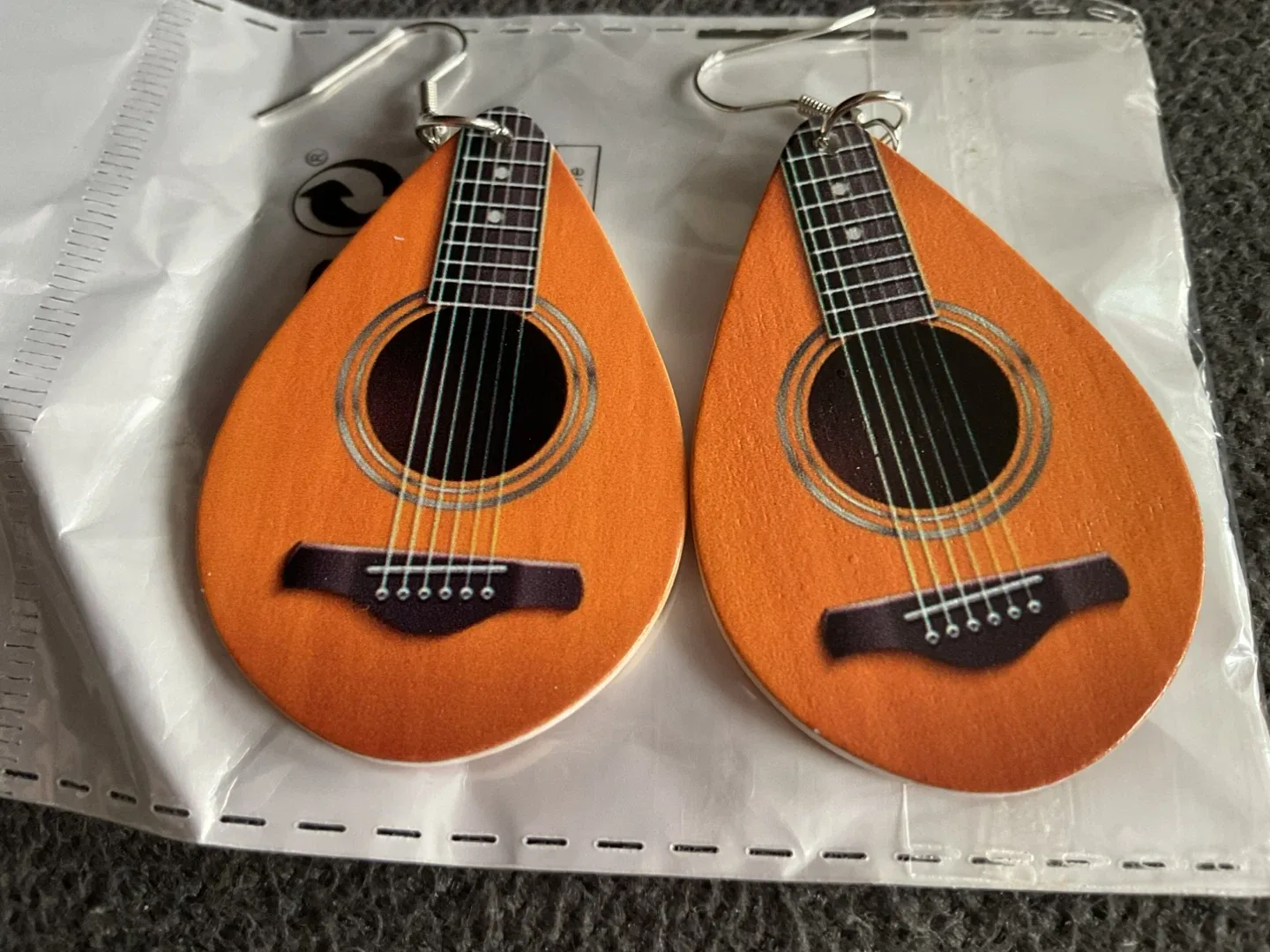 Ukulele Earrings - New! thumbnail
