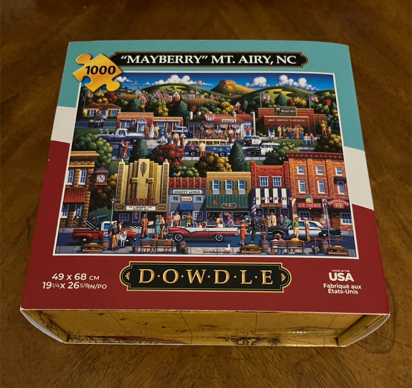 Dowdle "Mayberry" Mt. Airy, NC 1000 Piece Puzzle thumbnail