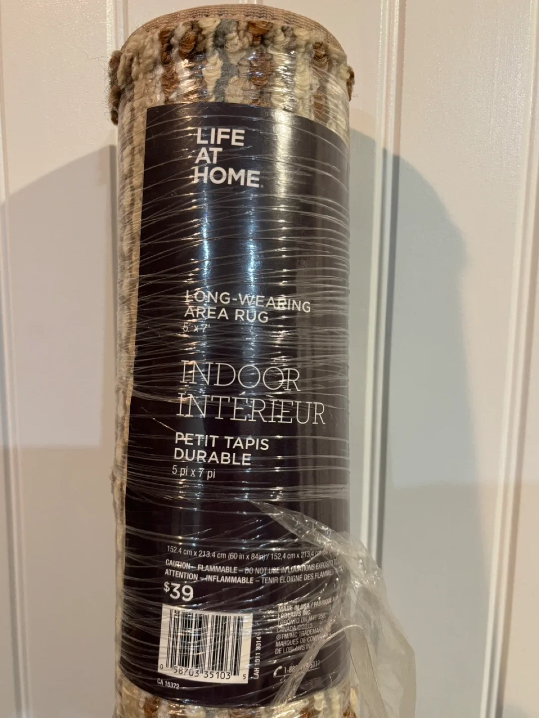 Life At Home 5x7 Indoor Area Rug - New image indicator(2)