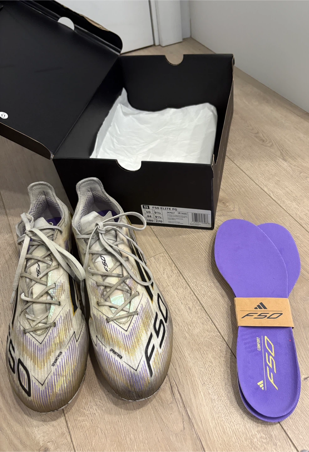 Adidas F50 Elite FG Soccer Cleats - Size 9.5 - photo 5