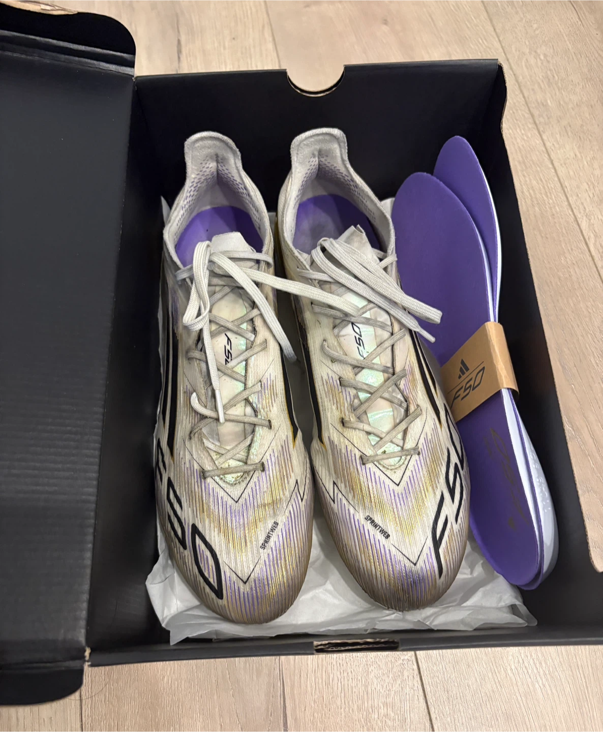 Adidas F50 Elite FG Soccer Cleats - Size 9.5